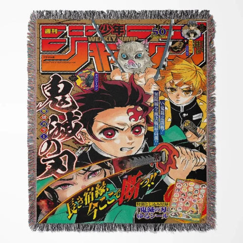 Demon Slayer Woven Blanket Tapestry – 50″ x 60″